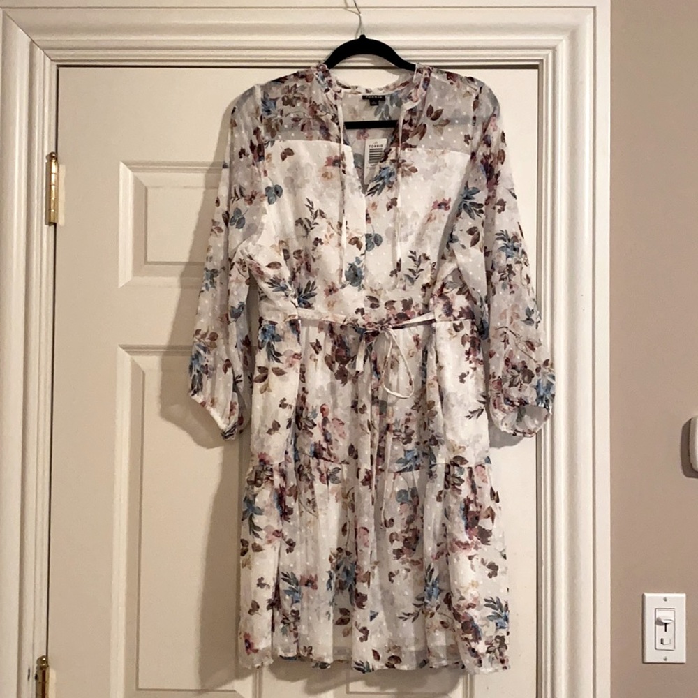 Torrid Ivory Floral Springtime Dress
